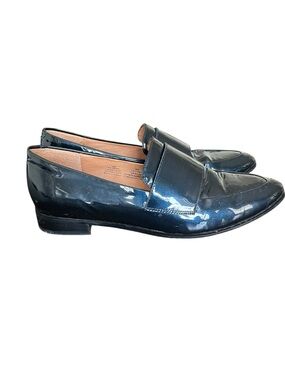 Halogen (Nordstroms) Emilia Navy Patent Leather Loafers (8M)